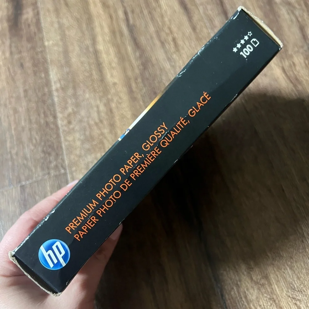 NIB HP Premium Inkjet Photo Paper White High Gloss Inkjet 4x6 100 Sheets